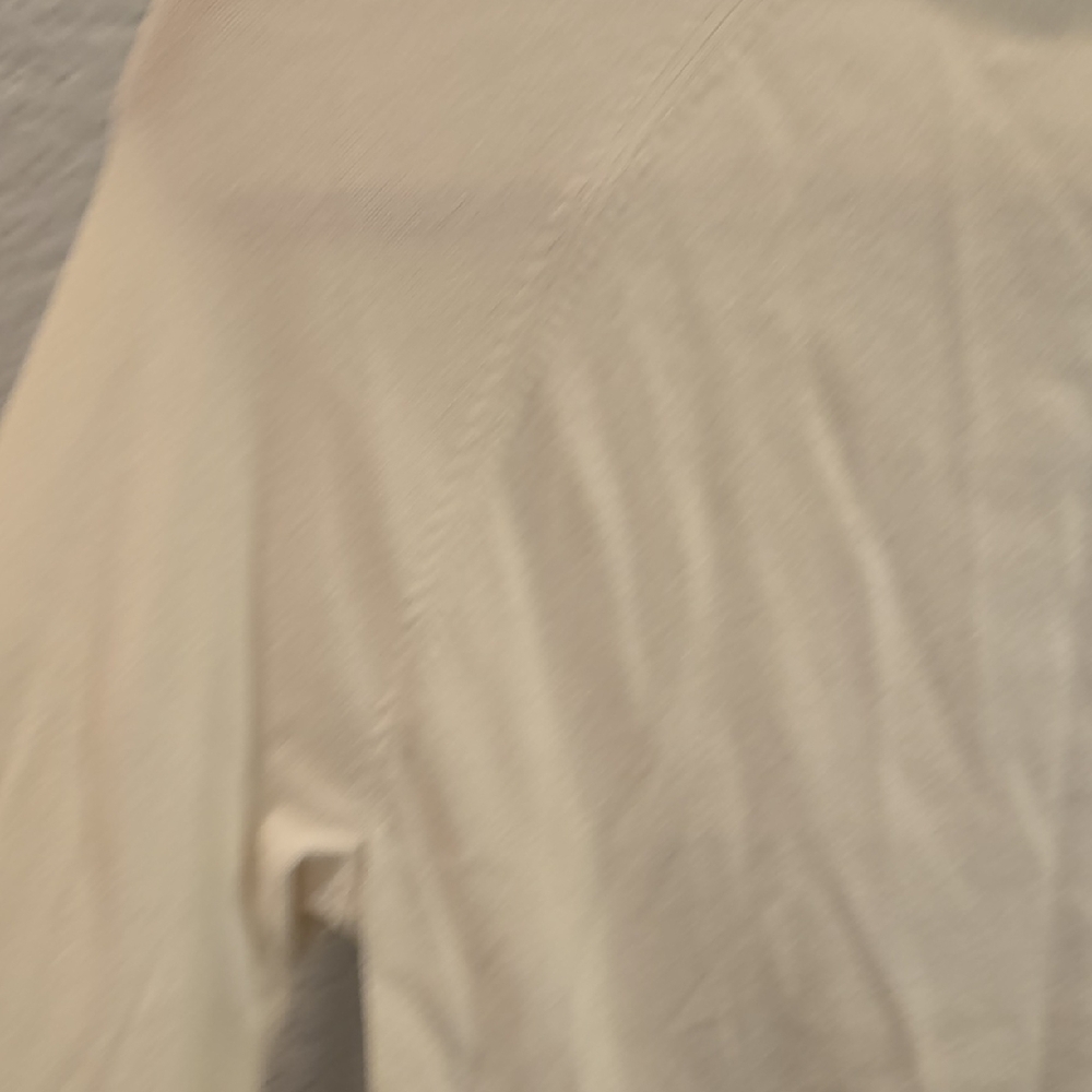 Banana Republic Tan Cream Button Down Shirt with Tie Front - Picture 9 of 11